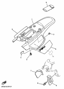 PW50 PW50T1 Боковая крышка