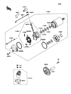 ZX1100 Стартер