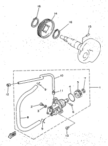 YN50R Масляный насос