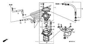 VT1300CT Топливный насос