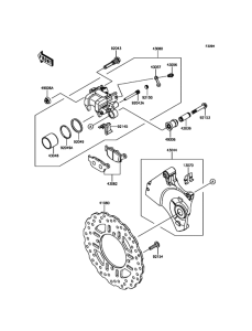 ZR800 Задний тормоз