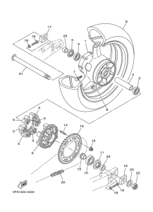 TDM900 Переднее колесо