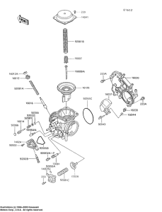 VN750 Детали карбюратора