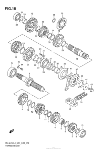 RM-Z450 Трансмиссия