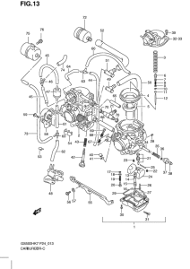 GS500 Carburetor assy