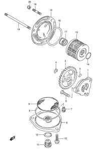 GN125 Маслонасос