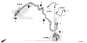 CMX300 (ABS) Brake Pipe