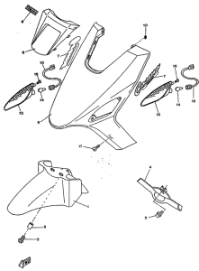 YA50R Frontal delantero