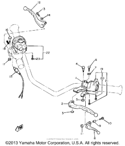 SR500H Handle switch-lever