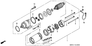 GL1500CF Стартер