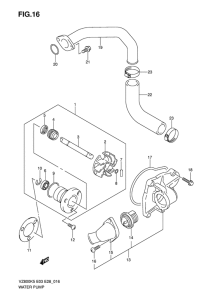 VZ800 Водяная помпа