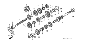 GL1500A Трансмиссия