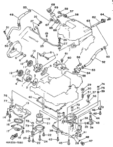 TRX850 Масляный насос