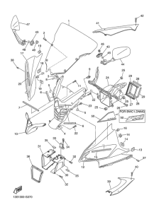 YZF-R6 Обтекатель 1