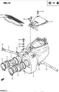GSX400 Воздухоочиститель
