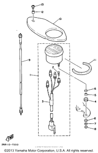 YSR50U Приборы