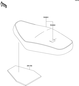 EJ650 Сиденье