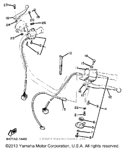 XJ650K Рулевые переключатели
