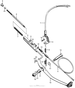 Z50A Z50a rear brake k2