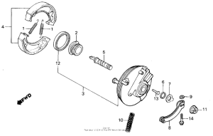 TLR200 Передний тормоз