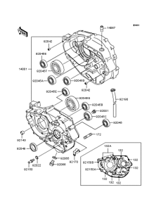  Картер двигателя