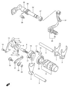 RM80 Переключение передач