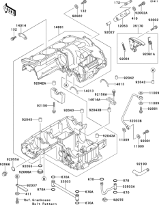 ZG1000 Картер двигателя