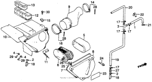 XR250R Воздушный фильтр