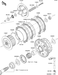 ZR1000 Сцепление