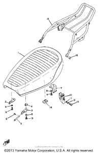 DT175B Сиденье