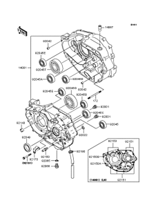  Картер двигателя