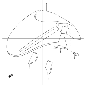 GSF600 Переднее крыло