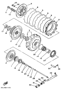 TZ250 Сцепление