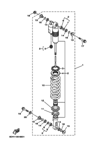 WR250Z Задняя подвеска