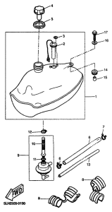 EW50 Топливный бак