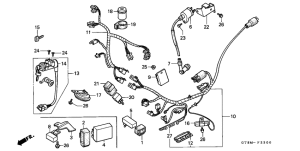 PK50 Wire harness /  ignition coil