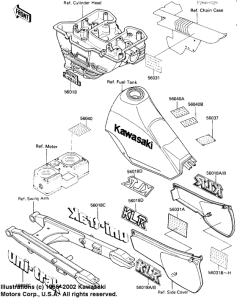 KL250 Наклейки