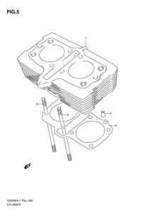 GS500 Цилиндр