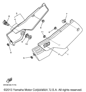 RT180J Боковые обтекатели