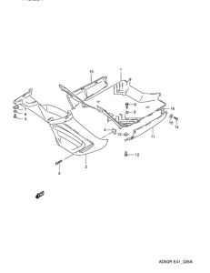 AD50 Щиток облицовочный задний