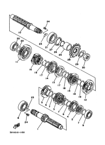TZR250RSP ﾄﾗﾝｽﾐﾂｼﾖﾝ