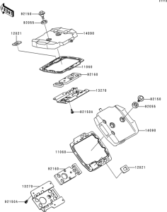 VN800 Крышка головки цилиндров