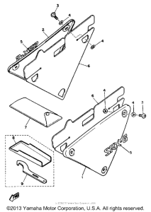 SRX600SC Боковые обтекатели