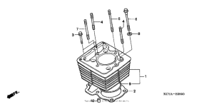 XR400R Цилиндры