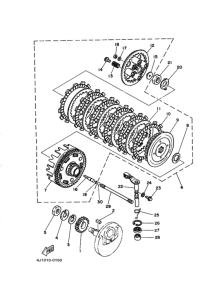 SR250 Сцепление и сервопривод