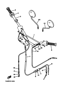 DT50LC ｽﾃｱﾘﾝｸﾞﾊﾝﾄﾞﾙ. ｹｰﾌﾞﾙ