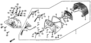 CB750 Cb750k taillilght 79