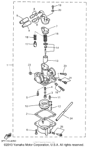 PW50G Карбюратор