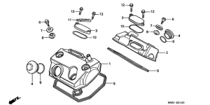 XL600V Крышка головки цилиндров