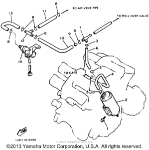 XVZ13TC Emission control device